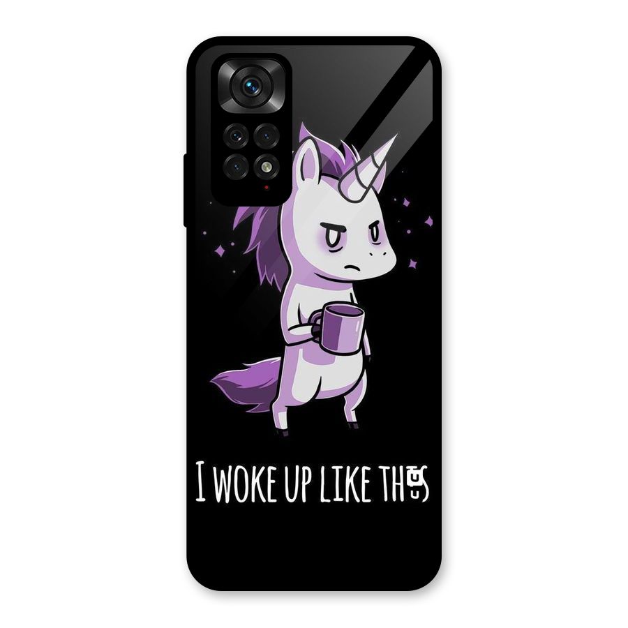 Unicorn Morning Glass Back Case for Redmi Note 11S