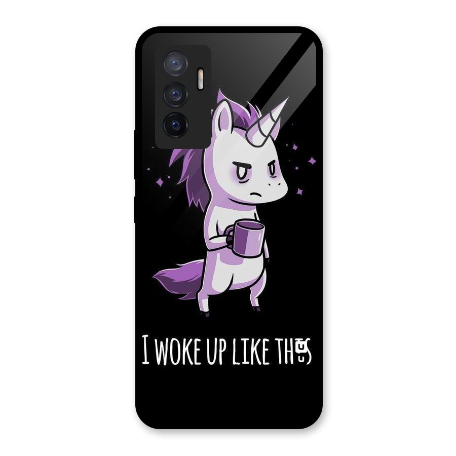 Unicorn Morning Glass Back Case for Vivo V23e