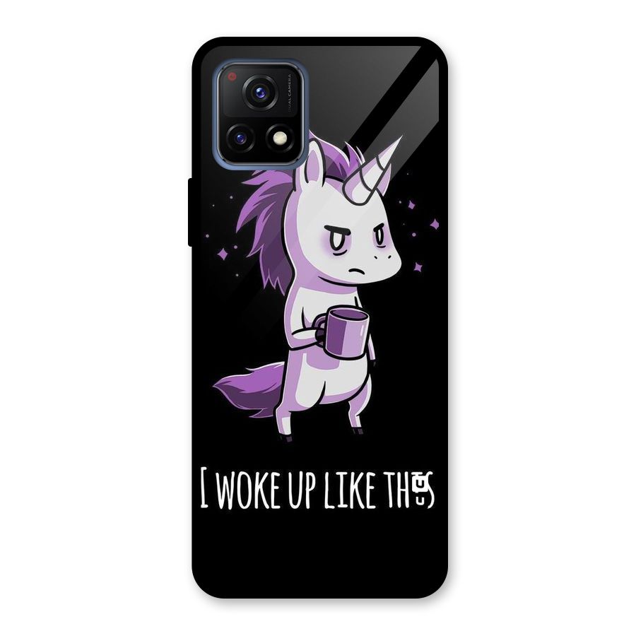 Unicorn Morning Glass Back Case for Vivo Y72 5G
