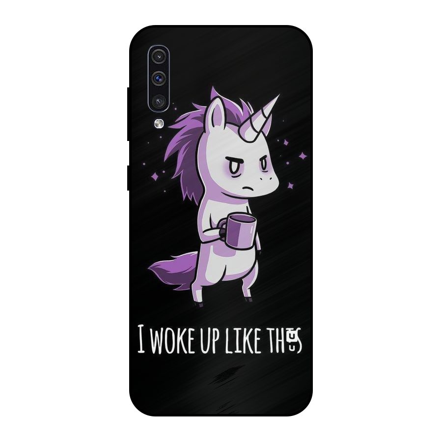 Unicorn Morning Metal Back Case for Galaxy A50s
