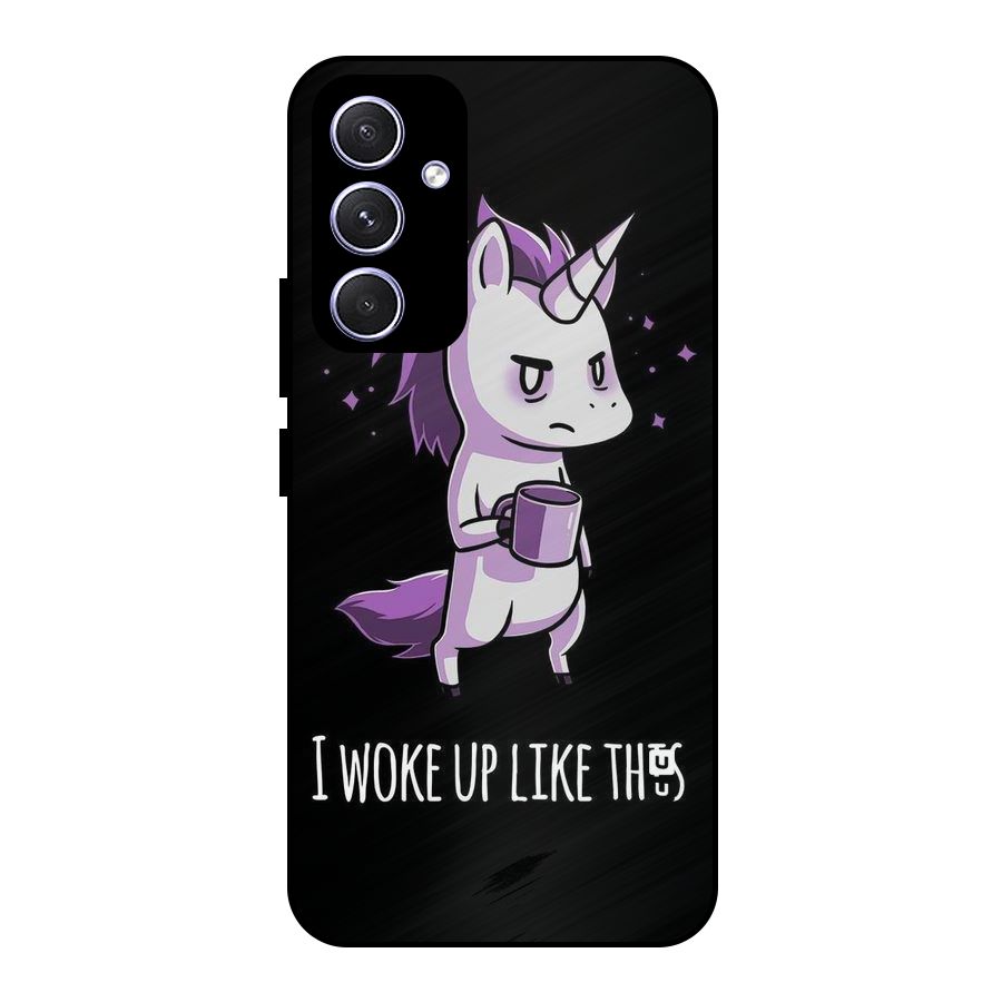 Unicorn Morning Metal Back Case for Galaxy A54