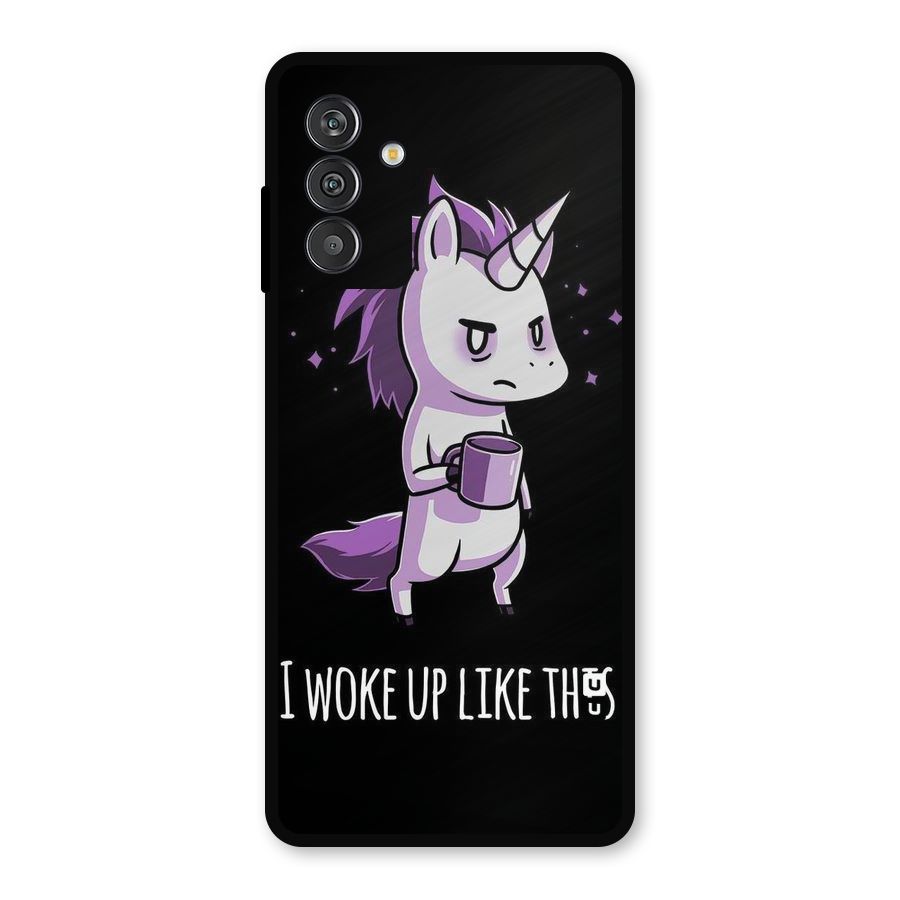 Unicorn Morning Metal Back Case for Galaxy F13