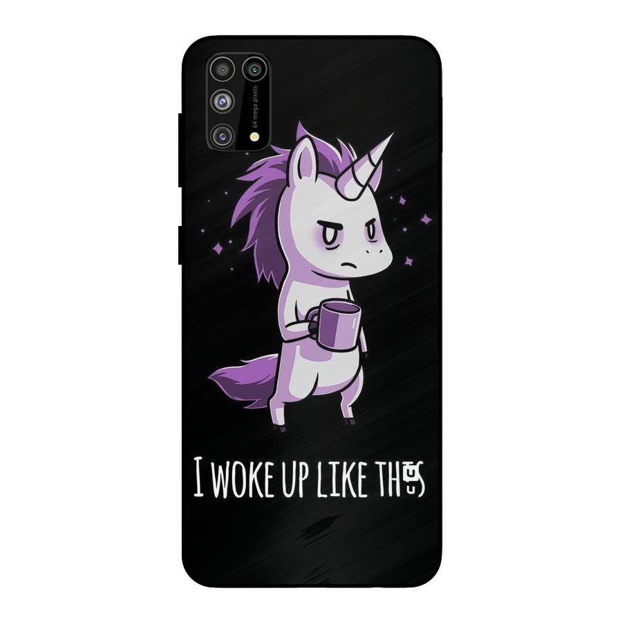 Unicorn Morning Metal Back Case for Galaxy F41