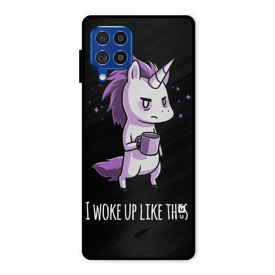 Unicorn Morning Metal Back Case for Galaxy F62