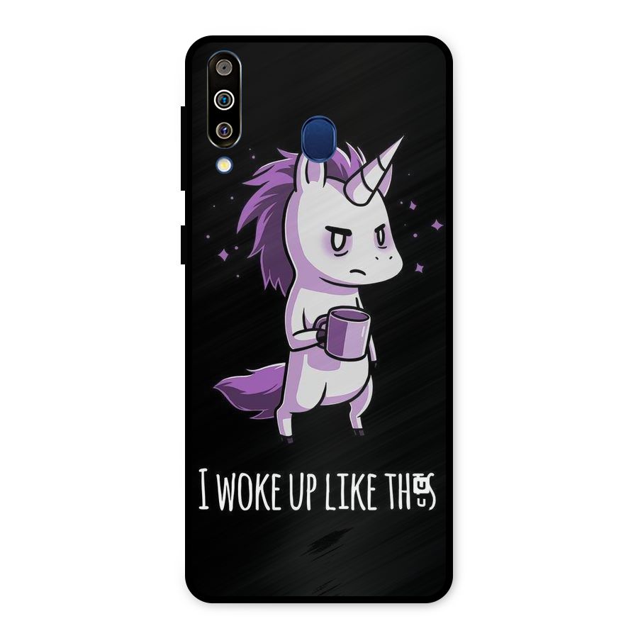 Unicorn Morning Metal Back Case for Galaxy M30