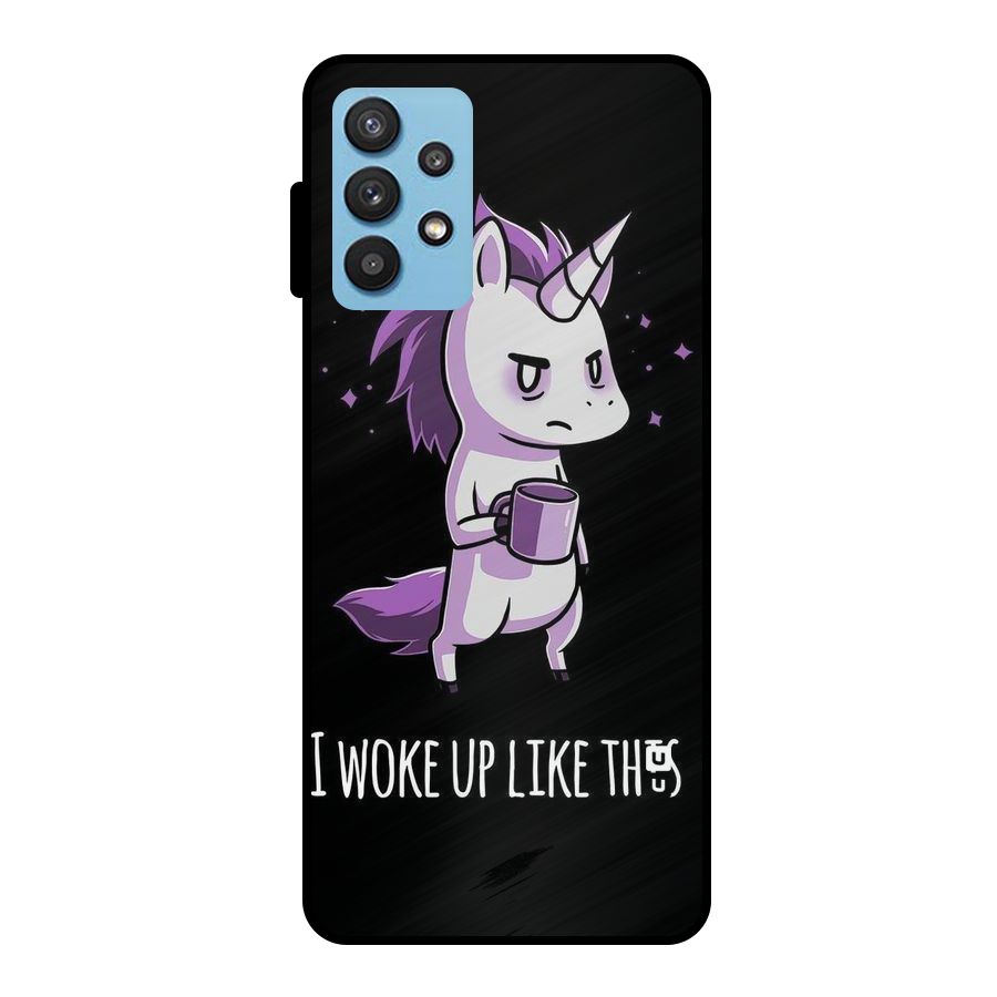 Unicorn Morning Metal Back Case for Galaxy M32 5G