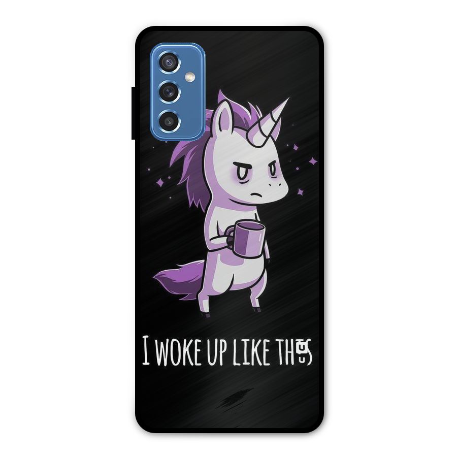 Unicorn Morning Metal Back Case for Galaxy M52 5G
