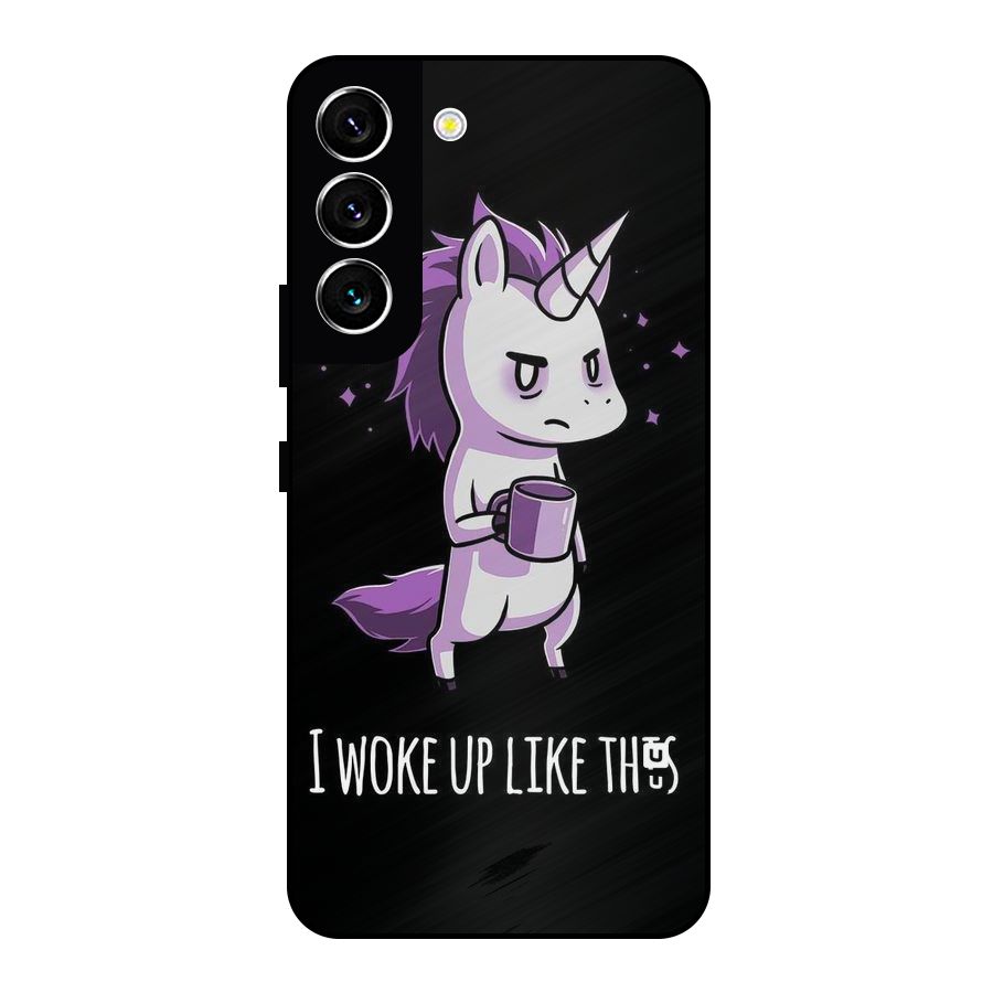 Unicorn Morning Metal Back Case for Galaxy S22 5G