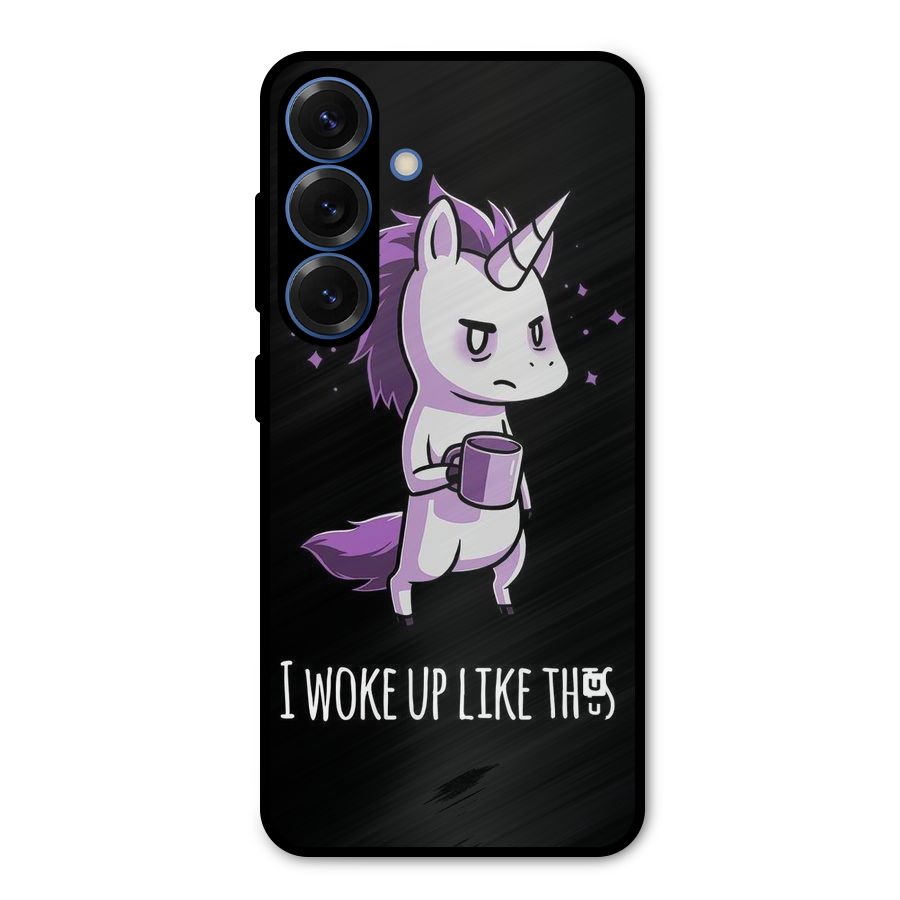Unicorn Morning Metal Back Case for Galaxy S25