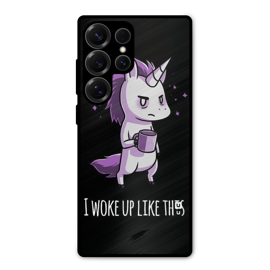 Unicorn Morning Metal Back Case for Galaxy S25 Ultra