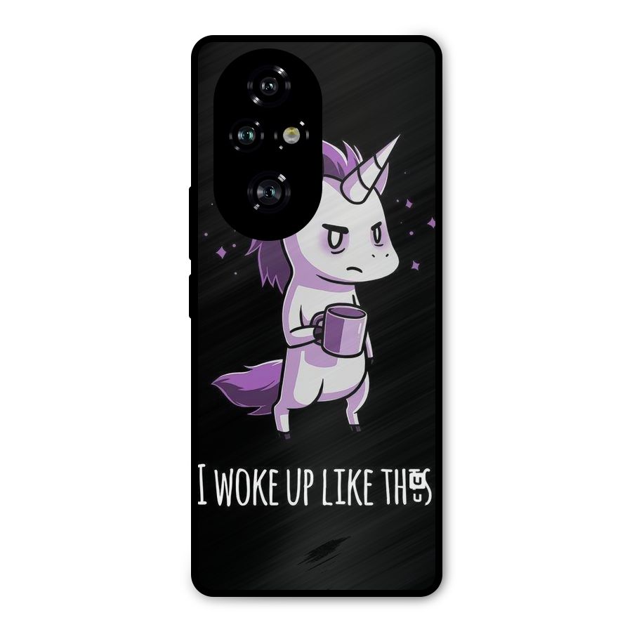 Unicorn Morning Metal Back Case for Honor 200 Pro