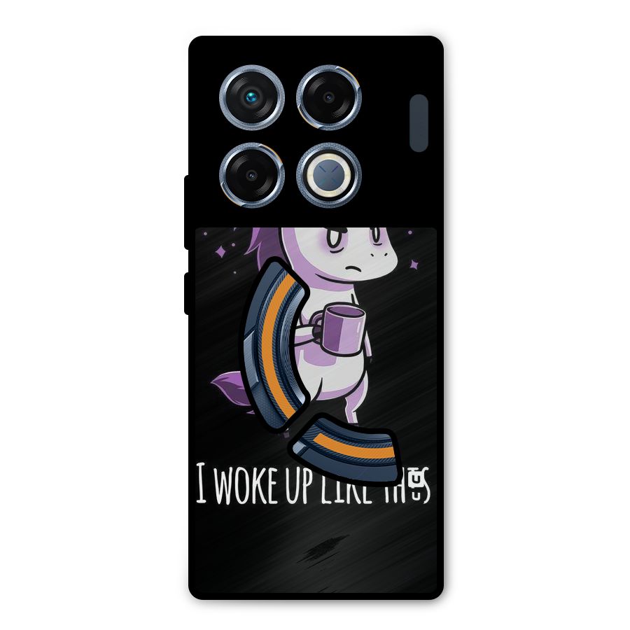 Unicorn Morning Metal Back Case for Infinix GT 20 Pro