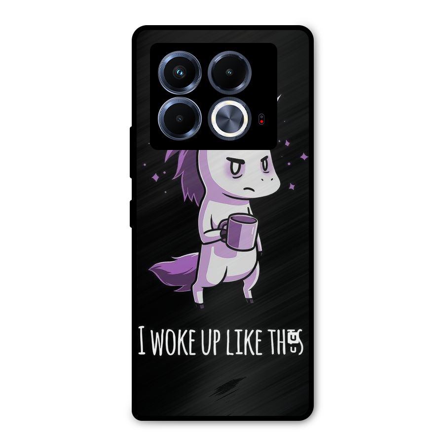 Unicorn Morning Metal Back Case for Infinix Note 40 5G