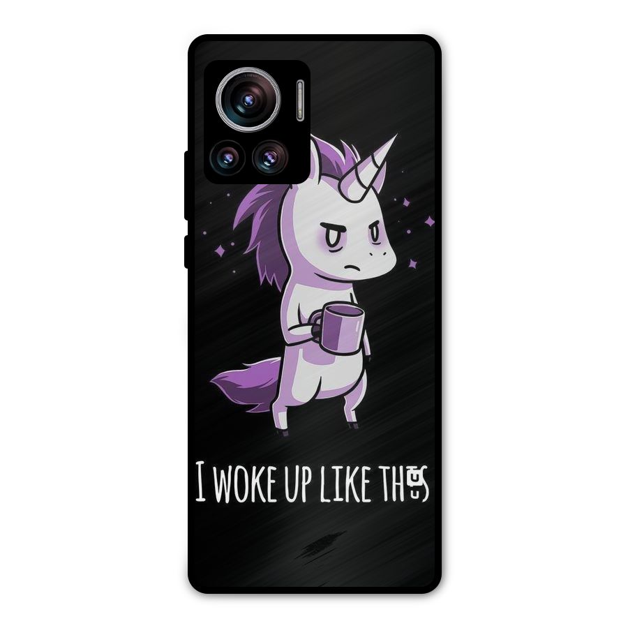 Unicorn Morning Metal Back Case for Motorola Edge 30 Ultra