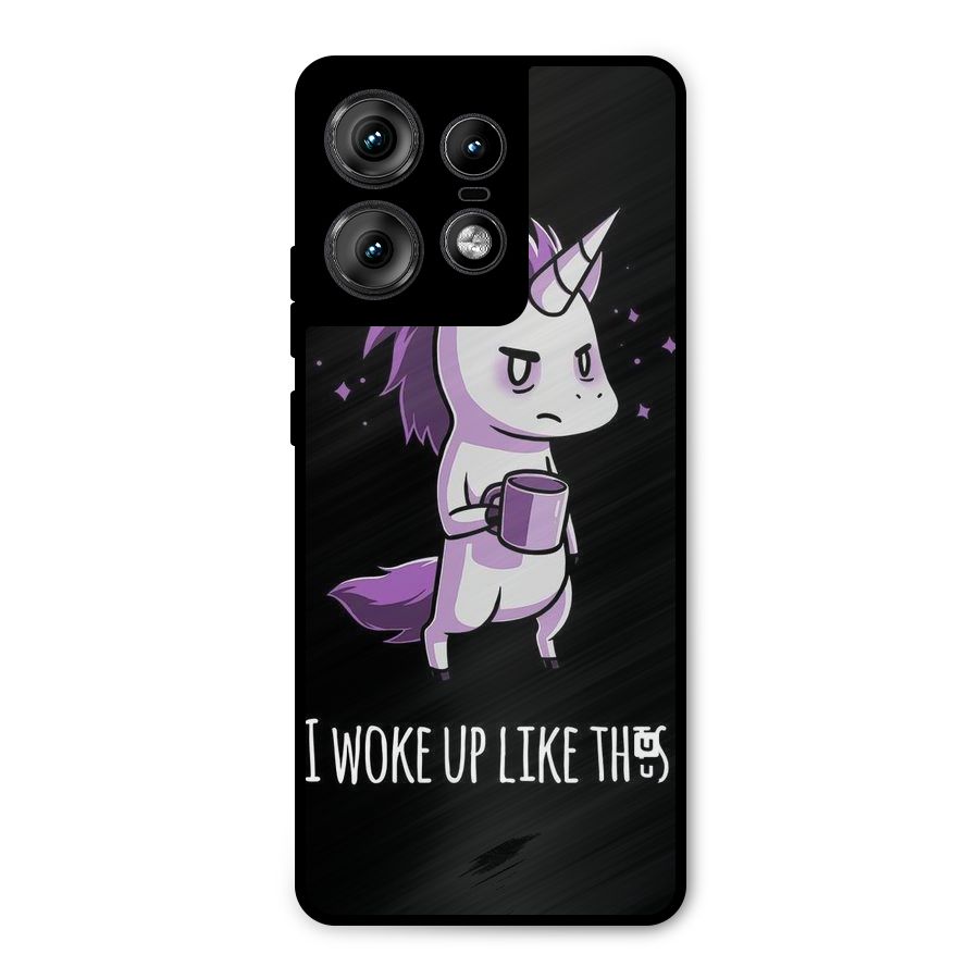 Unicorn Morning Metal Back Case for Motorola Edge 50 Pro
