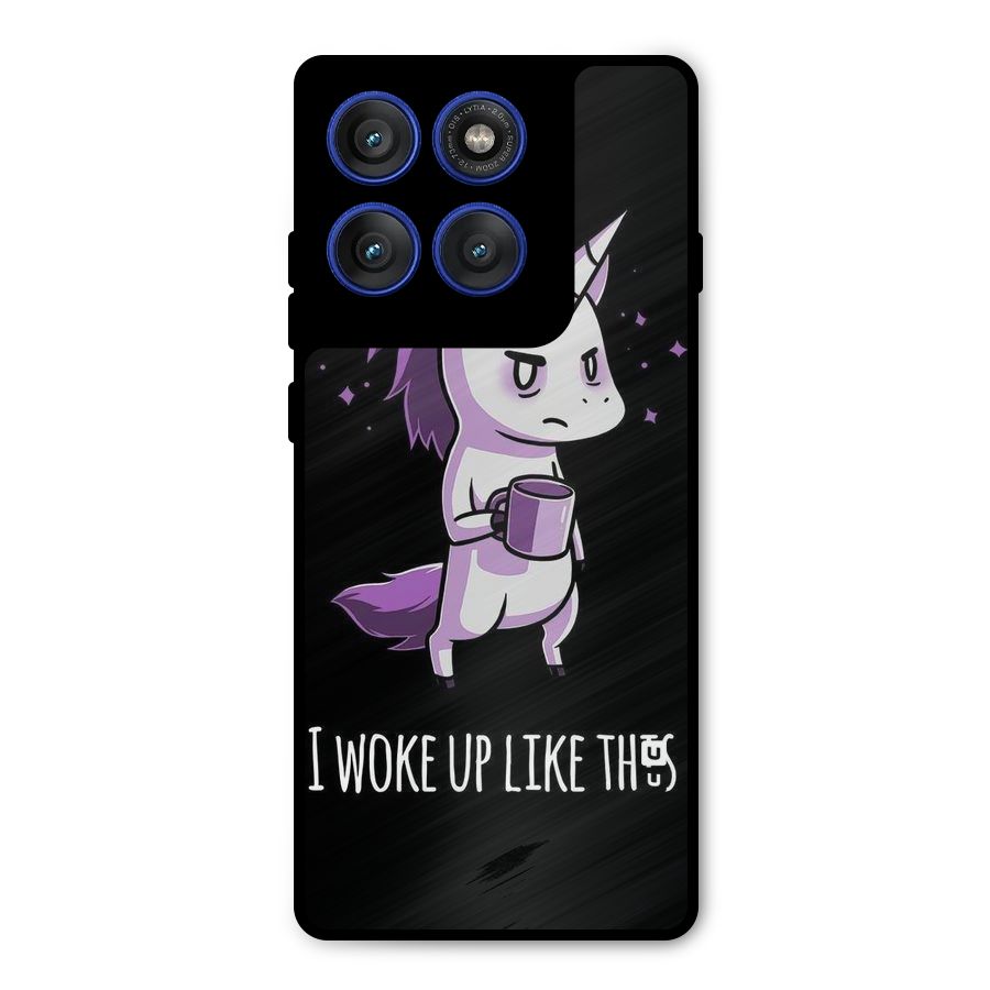 Unicorn Morning Metal Back Case for Motorola Edge 60 Pro
