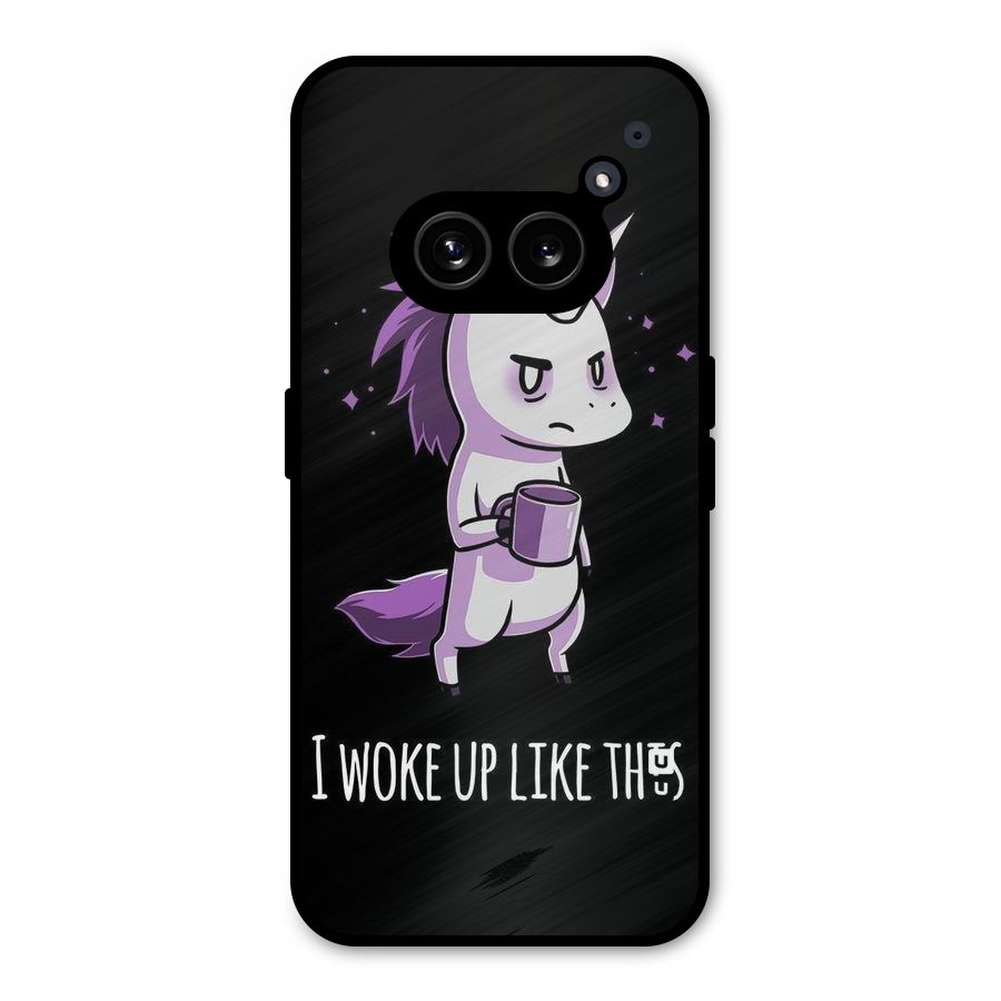 Unicorn Morning Metal Back Case for Nothing Phone 2a Plus