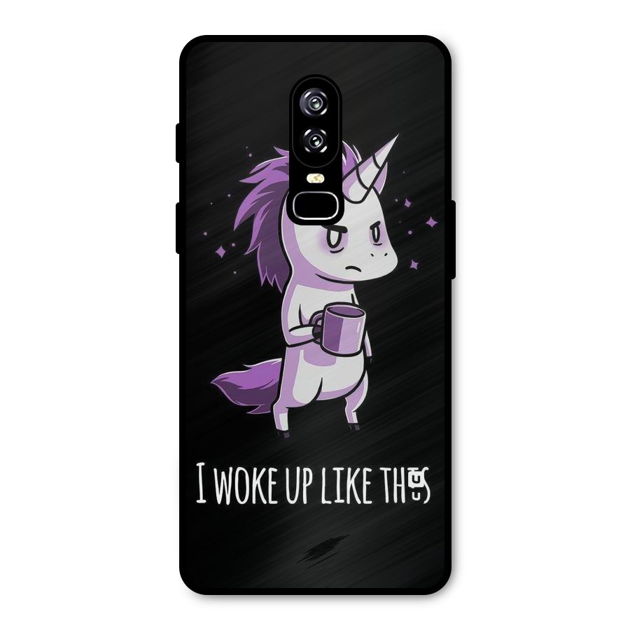 Unicorn Morning Metal Back Case for OnePlus 6