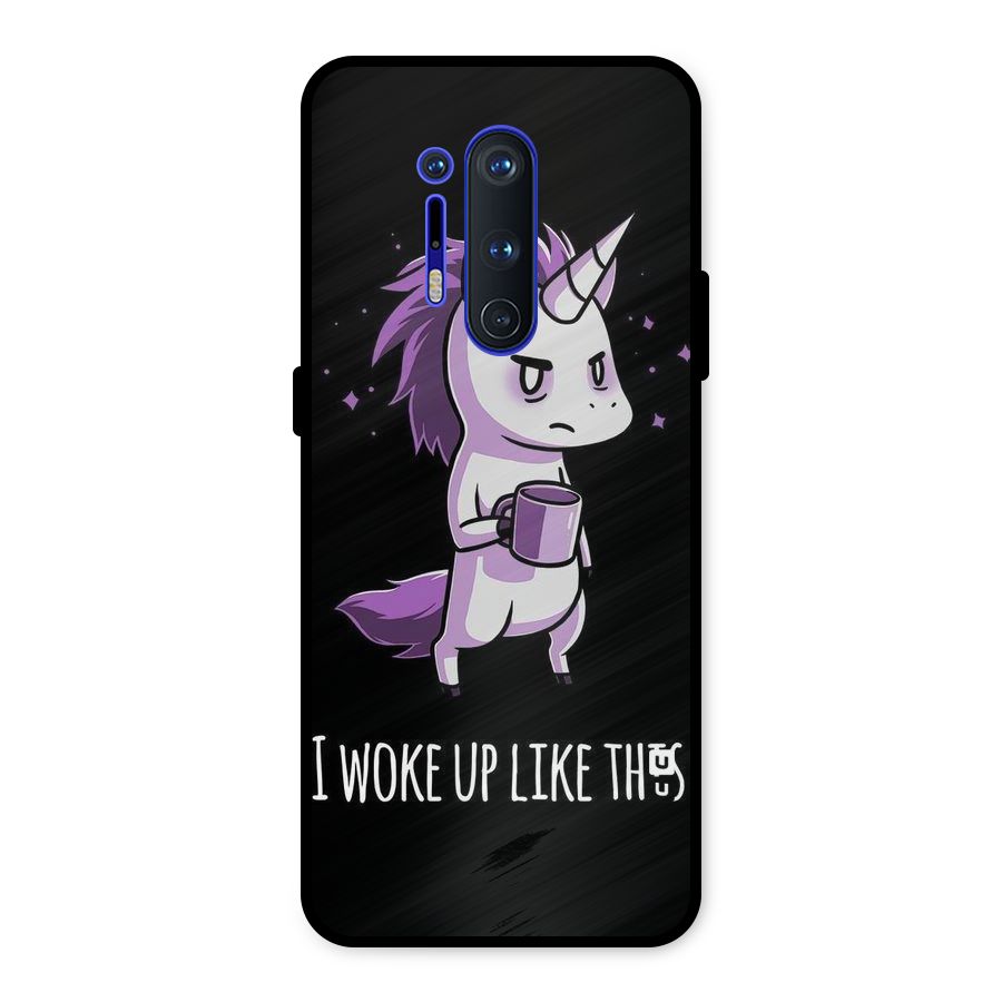 Unicorn Morning Metal Back Case for OnePlus 8 Pro
