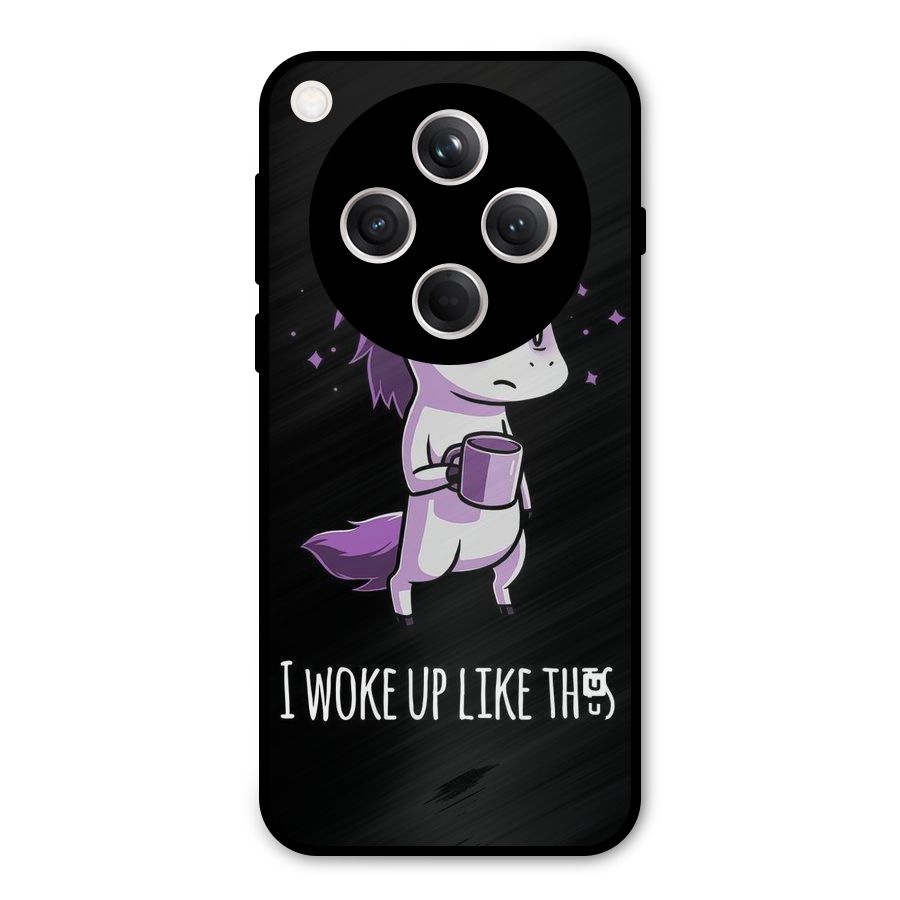 Unicorn Morning Metal Back Case for Oppo Find X8