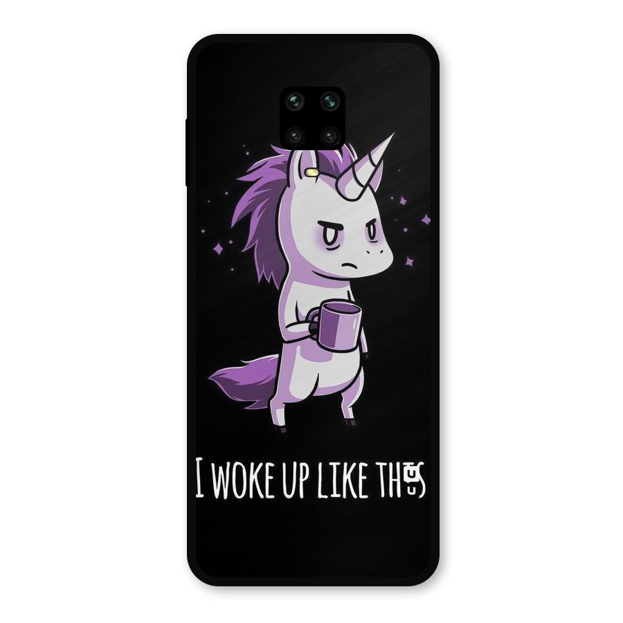 Unicorn Morning Metal Back Case for Poco M2