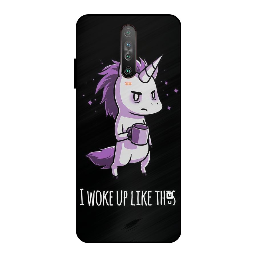 Unicorn Morning Metal Back Case for Poco X2