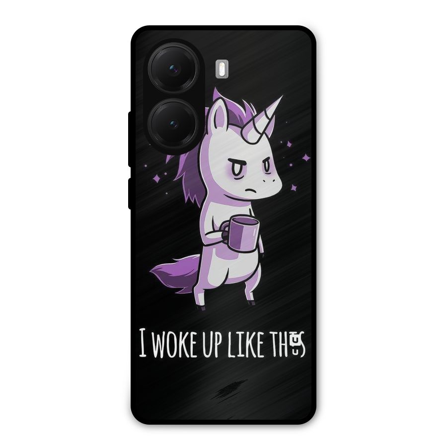 Unicorn Morning Metal Back Case for Poco X7 Pro