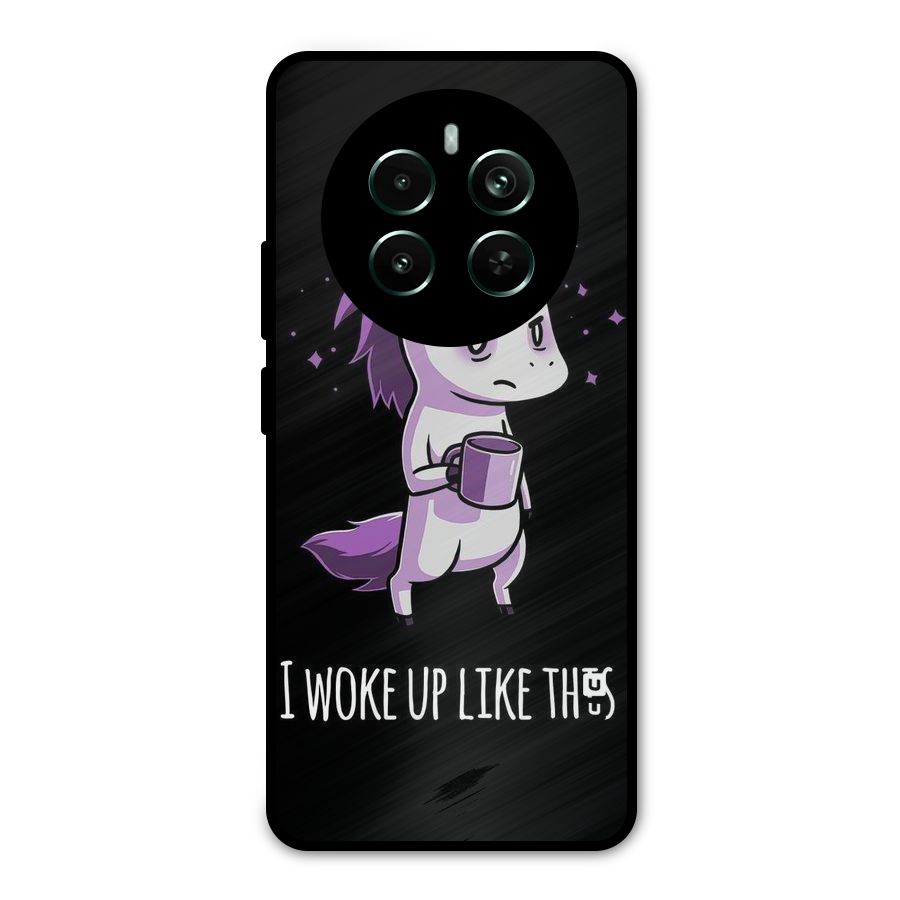 Unicorn Morning Metal Back Case for Realme 12 Pro Plus