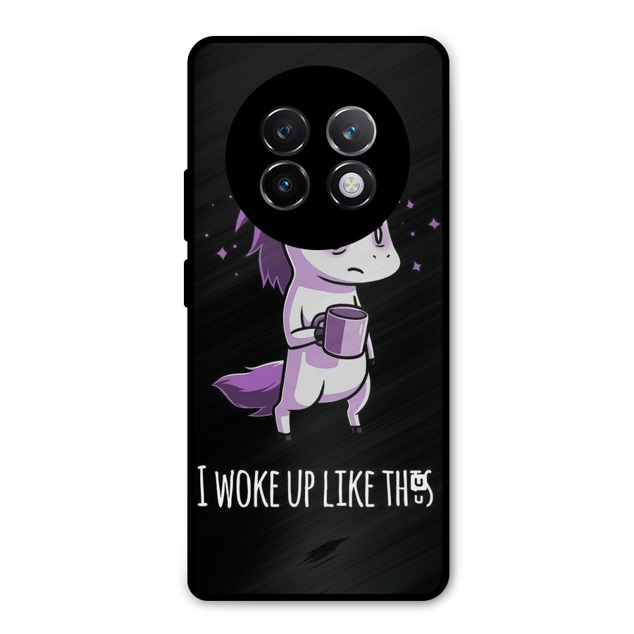 Unicorn Morning Metal Back Case for Realme 13 Plus
