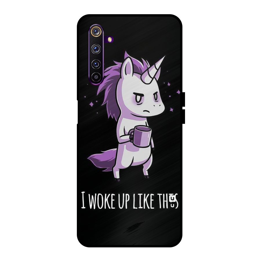 Unicorn Morning Metal Back Case for Realme 6 Pro