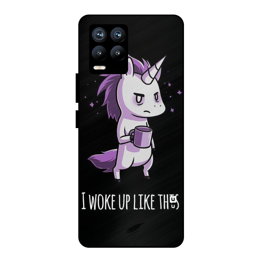 Unicorn Morning Metal Back Case for Realme 8
