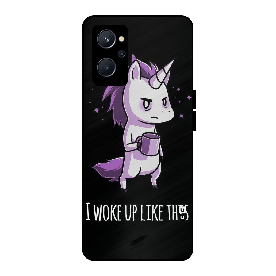 Unicorn Morning Metal Back Case for Realme 9i 5G