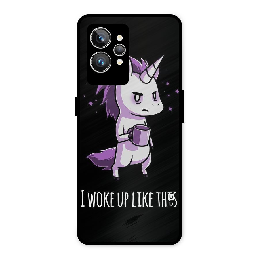 Unicorn Morning Metal Back Case for Realme GT2 Pro