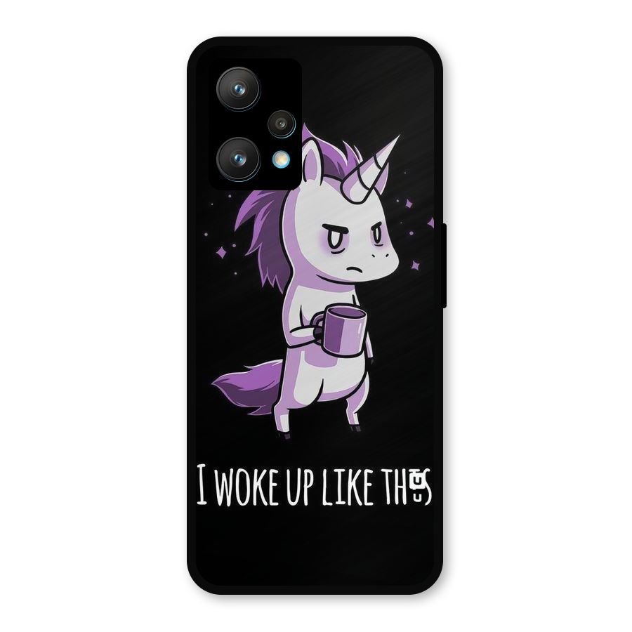 Unicorn Morning Metal Back Case for Realme Narzo 50 Pro
