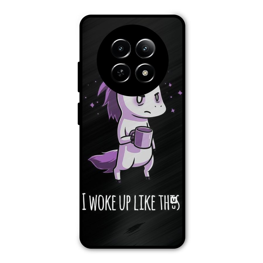 Unicorn Morning Metal Back Case for Realme Narzo 70x 5G