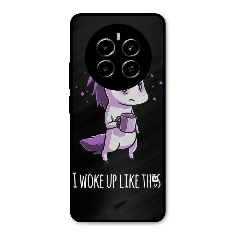 Unicorn Morning Metal Back Case for Realme P1