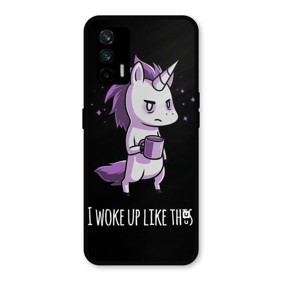 Unicorn Morning Metal Back Case for Realme X7 Max