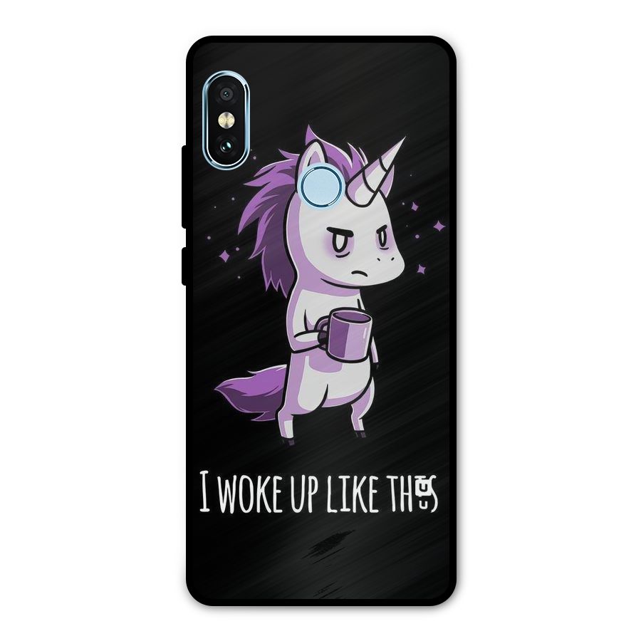 Unicorn Morning Metal Back Case for Redmi Note 5 Pro