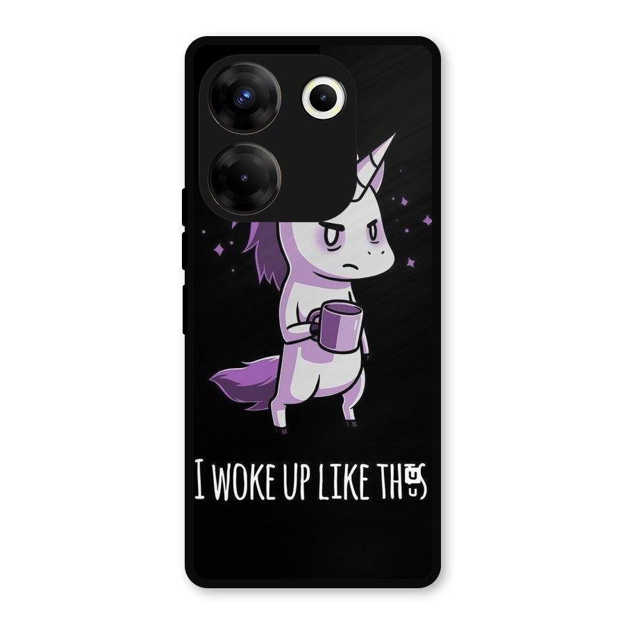 Unicorn Morning Metal Back Case for Tecno Camon 20