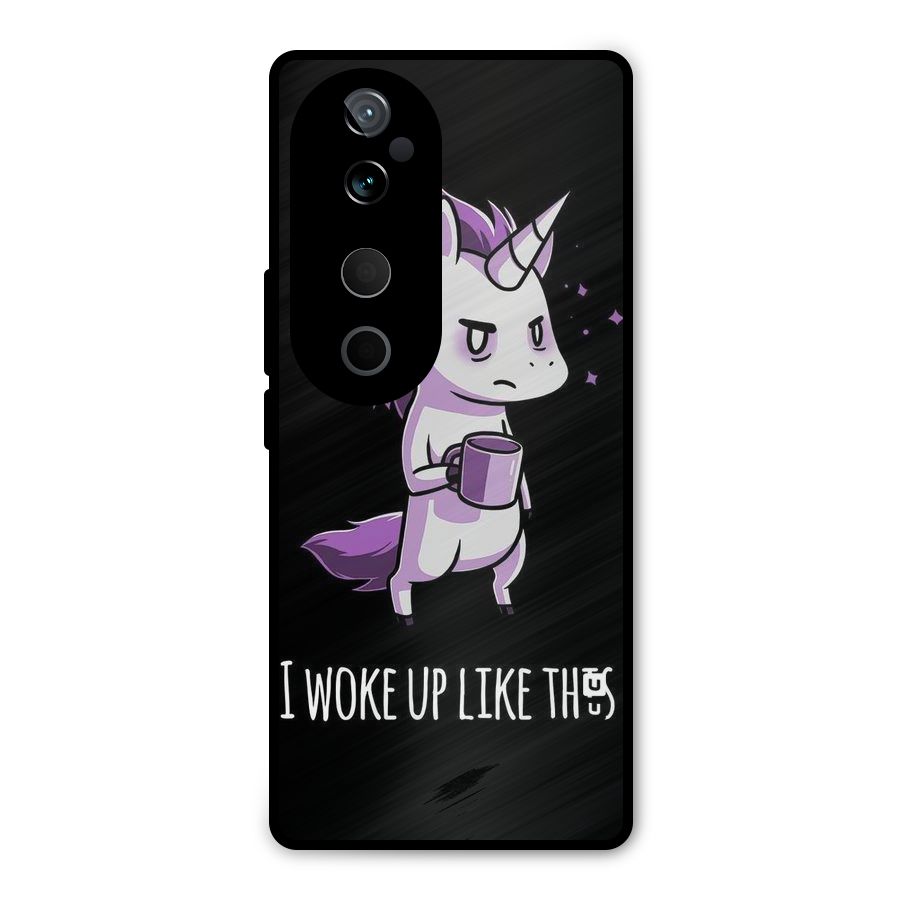 Unicorn Morning Metal Back Case for Vivo T3 Ultra