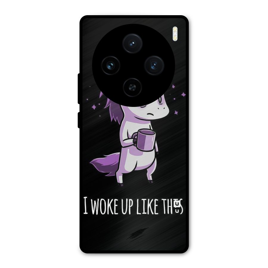 Unicorn Morning Metal Back Case for Vivo X100