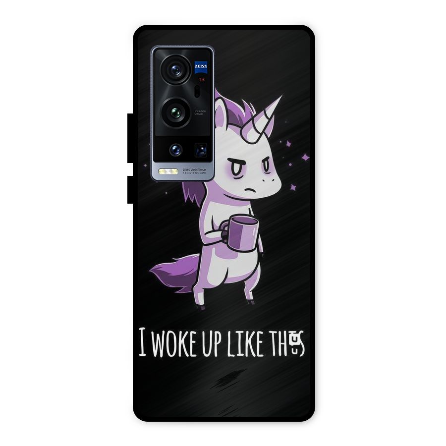 Unicorn Morning Metal Back Case for Vivo X60 Pro Plus