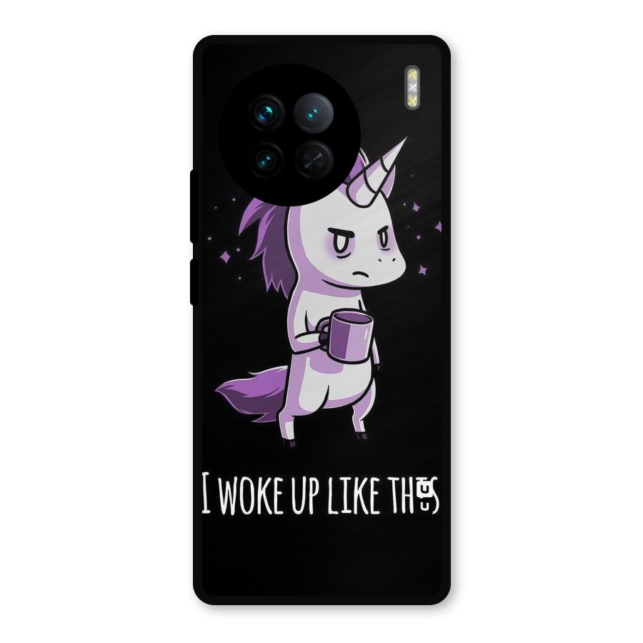 Unicorn Morning Metal Back Case for Vivo X90