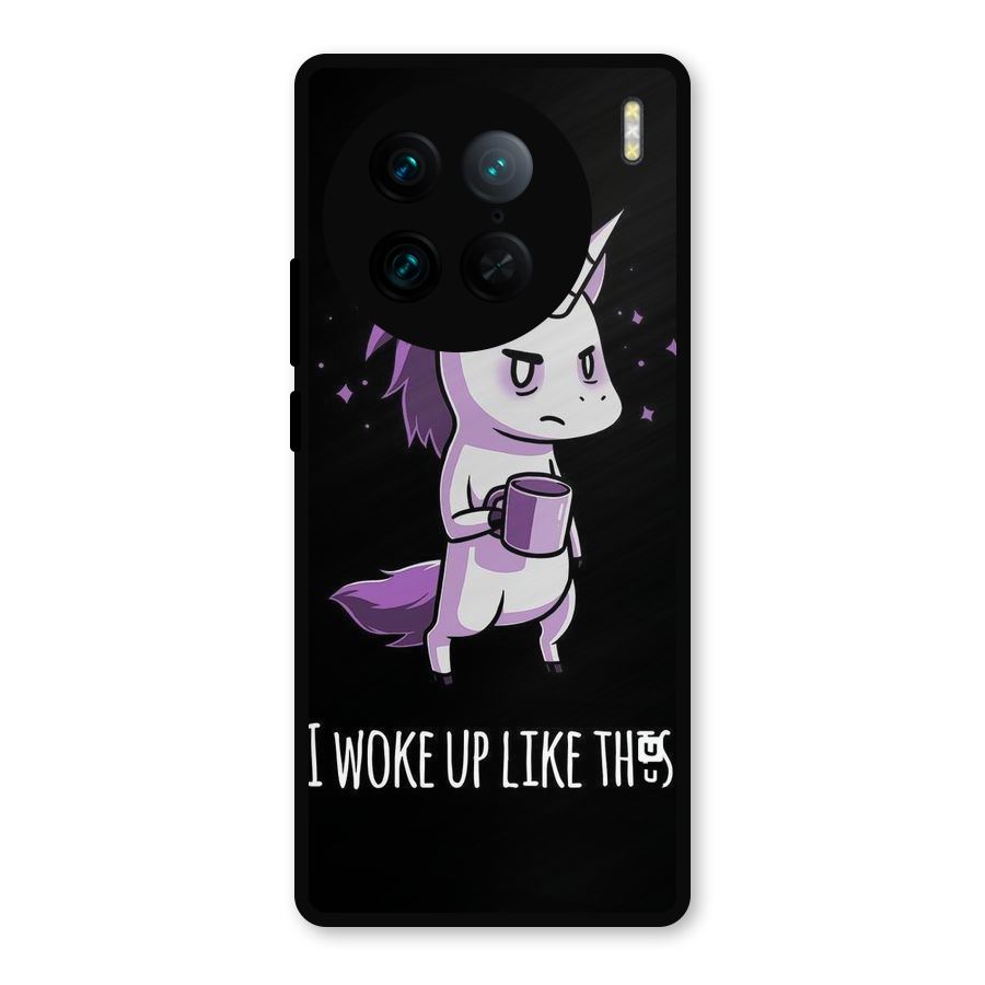 Unicorn Morning Metal Back Case for Vivo X90 Pro