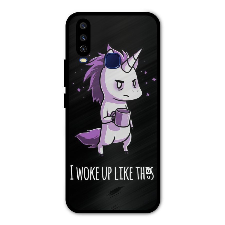 Unicorn Morning Metal Back Case for Vivo Y12