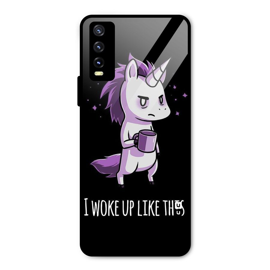 Unicorn Morning Metal Back Case for Vivo Y20 2021