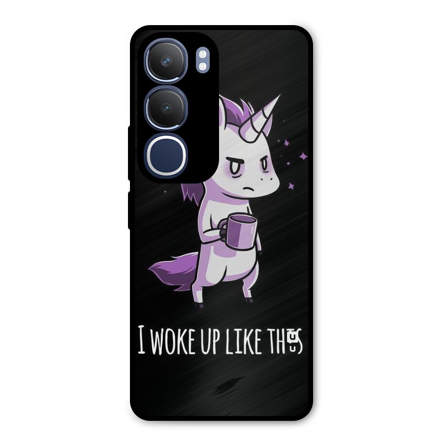 Unicorn Morning Metal Back Case for Vivo Y29