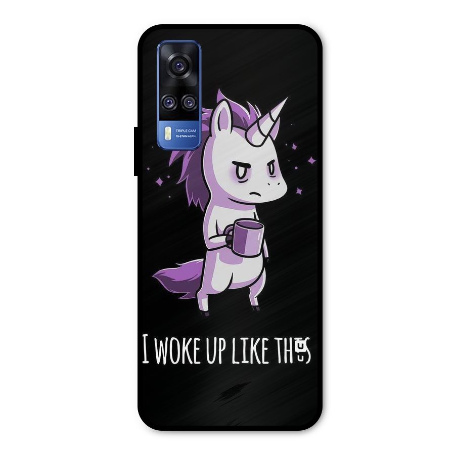 Unicorn Morning Metal Back Case for Vivo Y51A