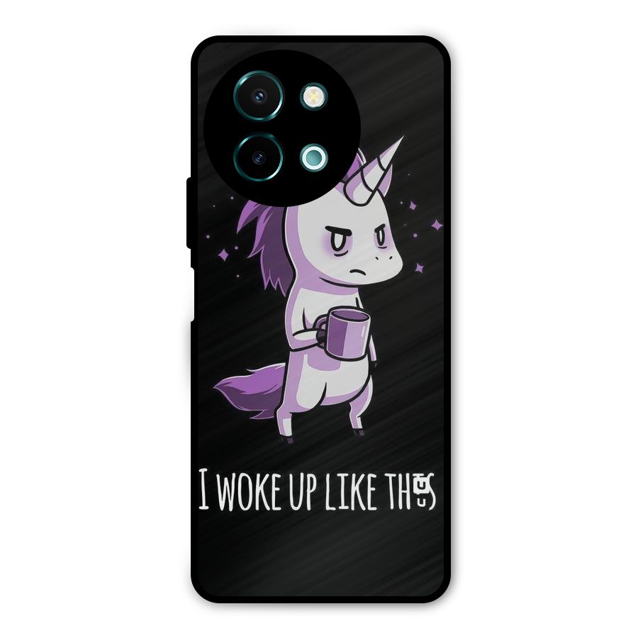 Unicorn Morning Metal Back Case for Vivo Y58