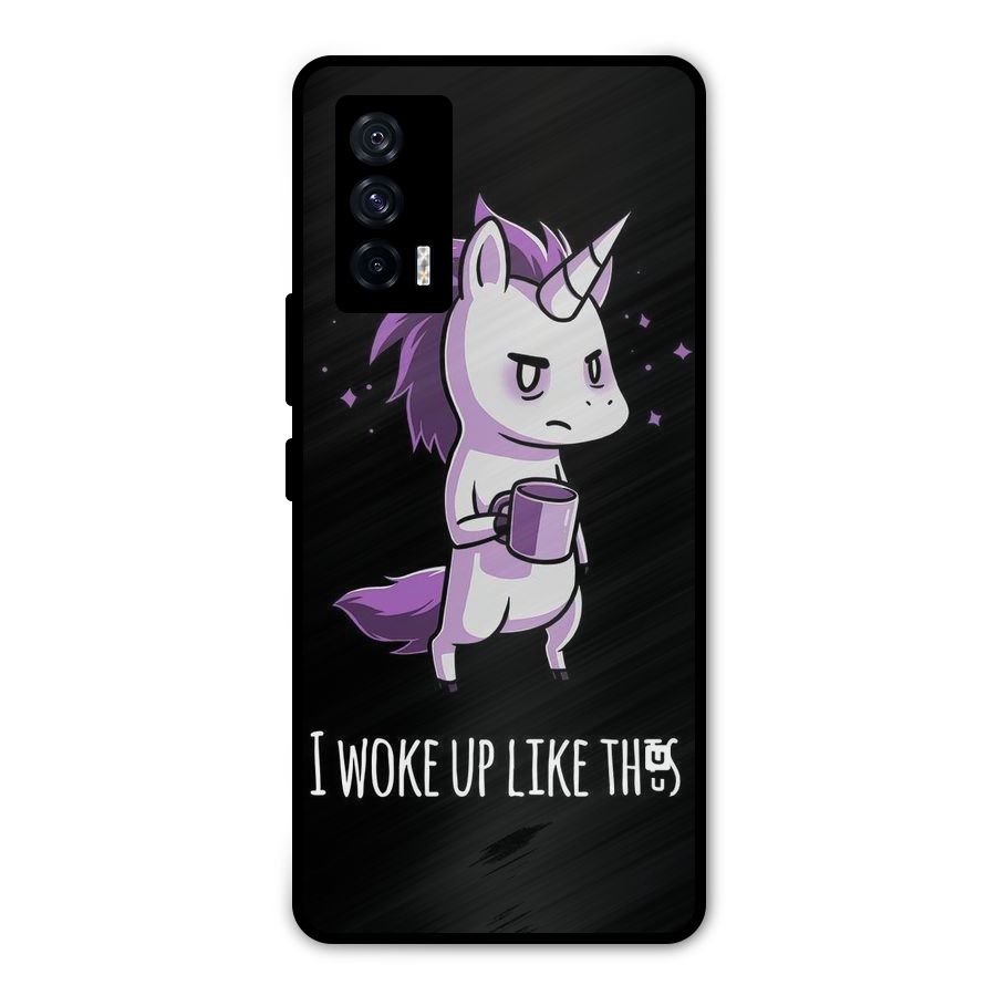 Unicorn Morning Metal Back Case for iQOO 7 5G